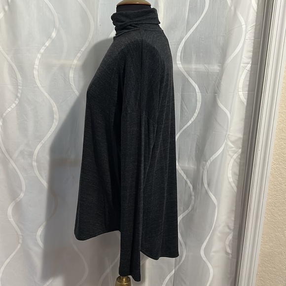 Lou & Grey For Loft, Dark Gray Turtleneck, Size Medium. - Picture 2 of 5